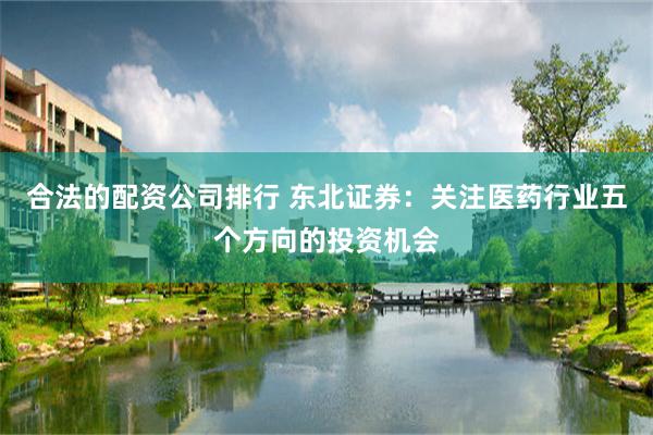 合法的配资公司排行 东北证券：关注医药行业五个方向的投资机会