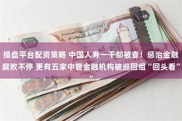 操盘平台配资策略 中国人寿一干部被查！惩治金融腐败不停 更有五家中管金融机构被巡回组“回头看”